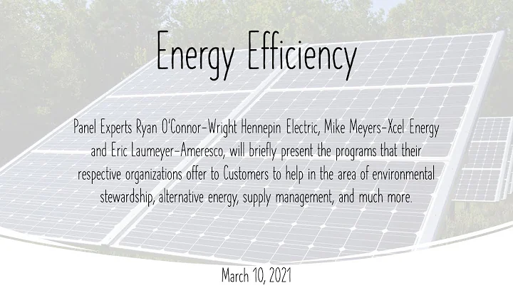 March 10, 2021 Energy Efficiency Capacity Building...