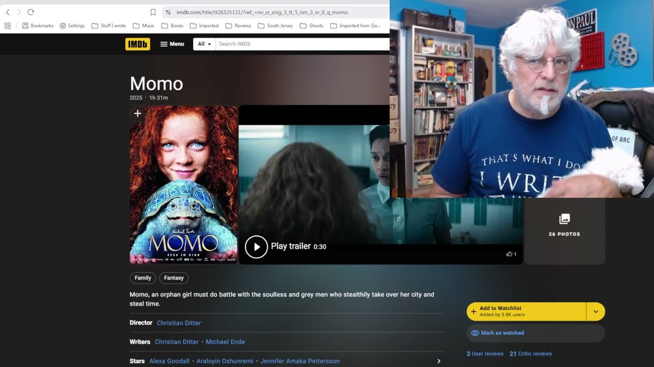 A Screenwriter's Rant: Momo and the Time Thieves Trailer Reaction
