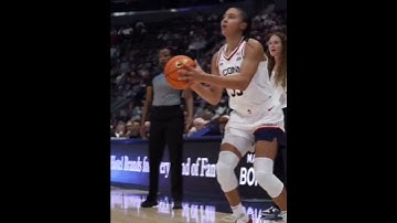 🔥 Azzi Fudd, Sarah Strong, etc 3 pointers in UConn Huskies win | college basketball #shorts #short