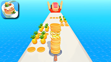 Pancake Run 🥞🍌🍓😋 Gameplay Walkthrough Part - 17 (iOS,Android) All levels