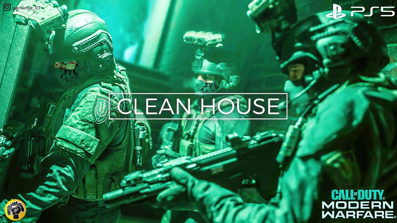 Clean House - The Most Realistic Mission in Call of Duty EVER! - YouTube