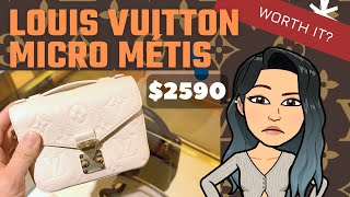 Louis Vuitton Micro Metis - Worth it? ❤️❤️❤️ LV Micro Metis Review Louis  Vuitton Handbag Review 