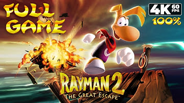 Rayman 2: The Great Escape (PC) - Full Game 4K60 Walkthrough (100%) - No Commentary