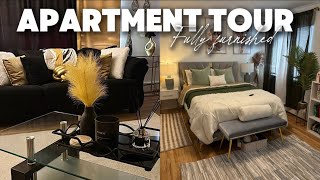 HOW TO MOVE INTO YOUR FIRST APARTMENT 2026 | fully furnished apartment tour, modern, cozy & more