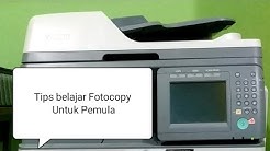 Cara menggunakan mesin fotocopy untuk pemula - Durasi: 10.16. 