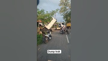 Dump truck overturned #shorts #short #viralvideos #trending #heriadi #animatedtruckcar #tronton #bus
