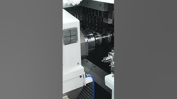 Swiss type CNC auto lathe 6 aixs machining the commemorative coins.📣