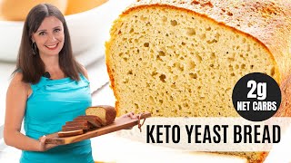 KETO YEAST BREAD RECIPE: Fluffy, Chewy, 2.2g Net Carbs! screenshot 4