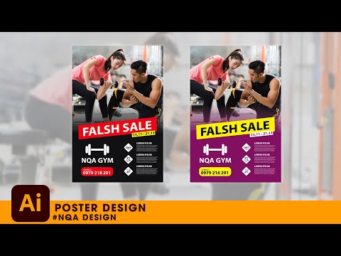 Video THIẾT KẾ POSTER BẰNG ILLUSTRATOR | HƯỚNG DẪN... - youtube