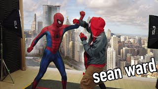 SPIDER-MAN: Peter Parker VS Miles Morales BEHIND THE SCENES! The Sean Ward Show studio vlog