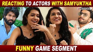 தயவு செய்து எடுத்துருங்கா 😅 | Funny game segment with  Samyuktha Viola Viswanathan | VJ Dhanush |