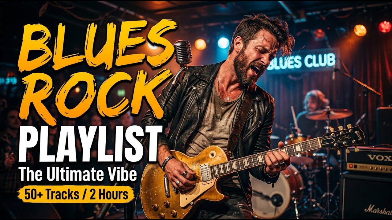 Neon Groove Blues. Eric Clapton, Jimi Hendrix, ZZ Top – Classic
