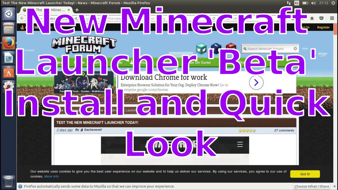 Minecraft's new launcher is now available on Linux