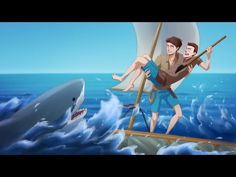 Видео: Raft Часть #7 Поймали рыбу фугу ►  Магазин на острове ►  Больше не боимся акулы!