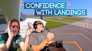 How Confidence Helps Student Pilot Landings | C172