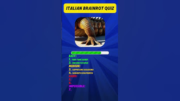 Italian Brainrot Quiz | Guess Italian brainrots by foot