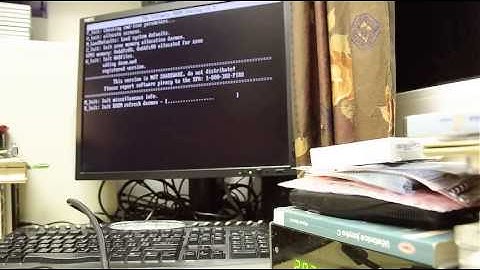 86Duino Zero with connected PCI-E VGA running Doom