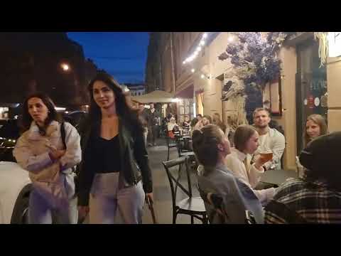 Видео: Rubinstein street.Nightlife Saint-Petersburg Russia 07/2023 ул.Рубинштейна ночная жизнь 07/2023.