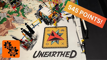 545/545 | FIRST LEGO League UNEARTHED Challenge Complete Robot Run