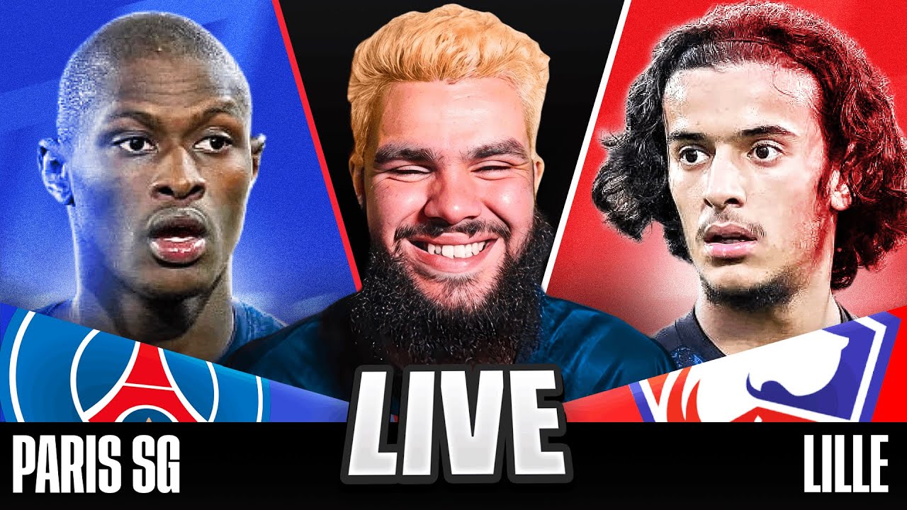 🔴PSG 3-0 Lille • Ligue 1 [LIVE WATCH ALONG]