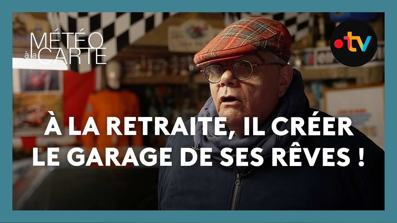 Il profite de sa retraite pour créer le garage de ses rêves ! - Météo à la carte
