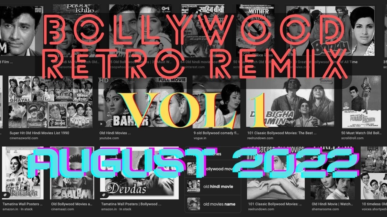 NON STOP BOLLYWOOD RETRO DANCE PARTY REMIX AUGUST 2022 Vol 1   djremix  bollywoodremix  retro