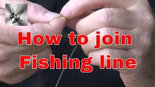 How to join Braid to Nylon line | The Hook and The Cook