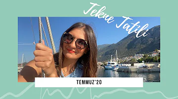 VLOG I Kaş'ta Tekne Tatili