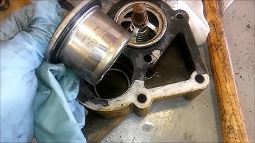 How To Change 3406 and C15 Thermostats.  Cat Thermostat Remove and Installation.