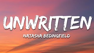 Natasha Bedingfield - Unwritten (Lyrics) [Sped Up]