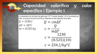 Física | Capacidad calorífica y calor específico | Ejemplo 1