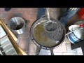 Cleaning and Melting Reclaimed "Range Lead" into Ingots