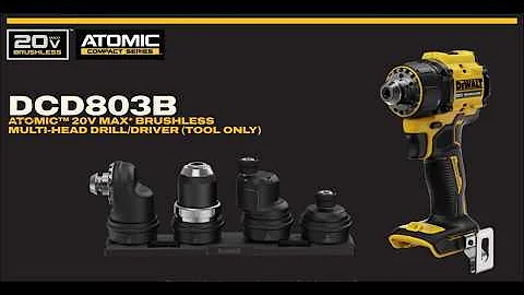 NEW Dewalt Multi-Head Drill/Driver DCD803
