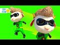 New 3D Cartoon For Kids ¦ Dolly And Friends ¦ Babies Super Hero In Real Life #87