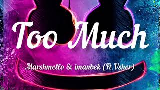 Marshmello & Imanbek (Ft.Usher) - Too much (lyrics)