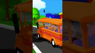 Колеса в автобусе #shorts #nurseryrhymes #kidscartoon #wheelsonthebus #kidergartensong