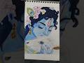 Krishna ji drawing #shorts