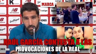 Preguntan a Raúl García por las celebraciones de la Real: ¿se puede ser más elegante? I MARCA