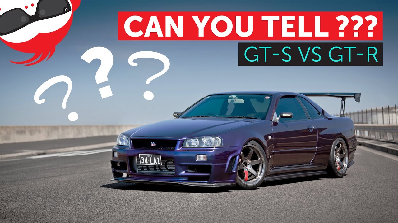 How to tell the difference - Nissan Skyline R34 GT-R vs a CLONE GT-T, GTT  GTS-T, GT, GT-X, Modified - YouTube