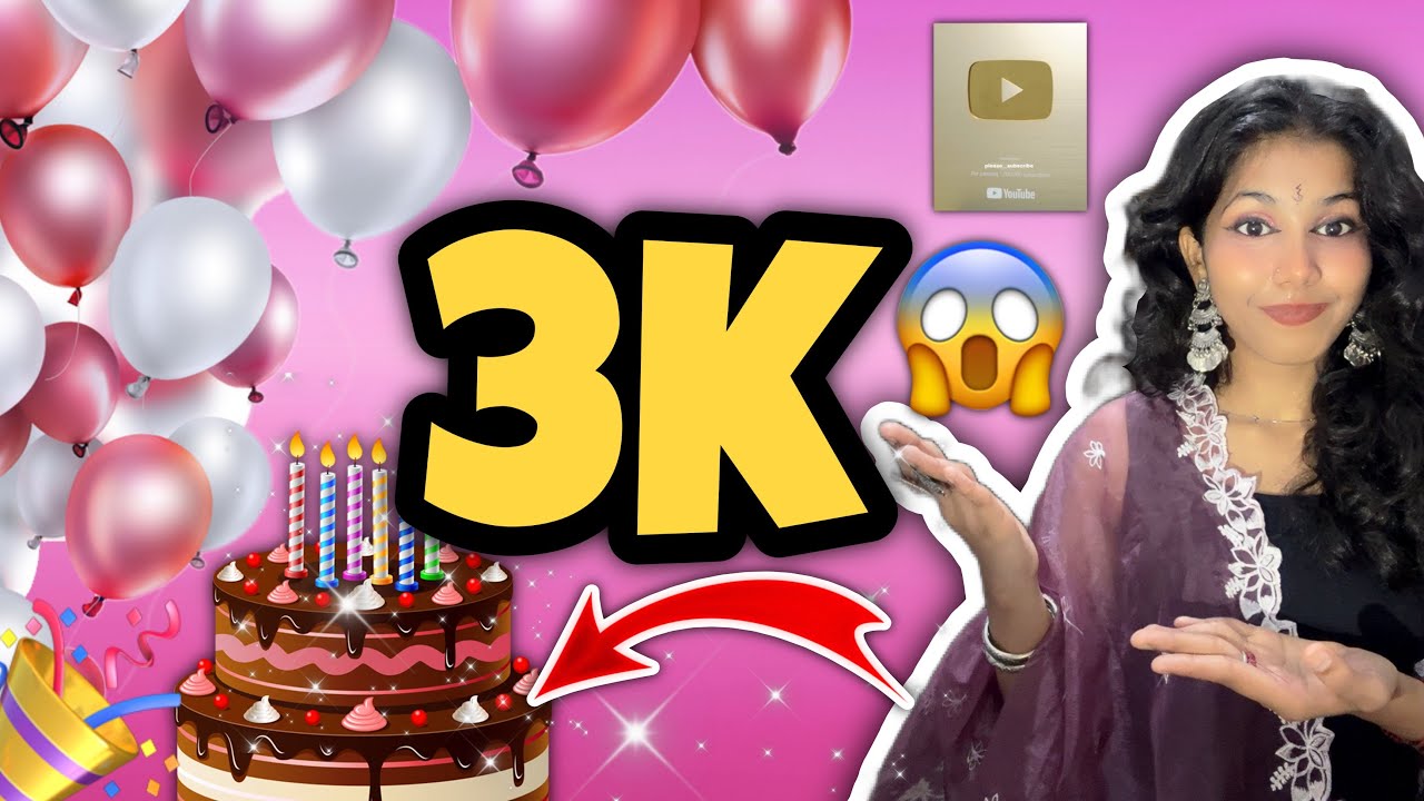 Празднование 3000 подписчиков 🎉 | Спасибо за специальный выпуск, посвящённый юбилею YouTube, от 3...