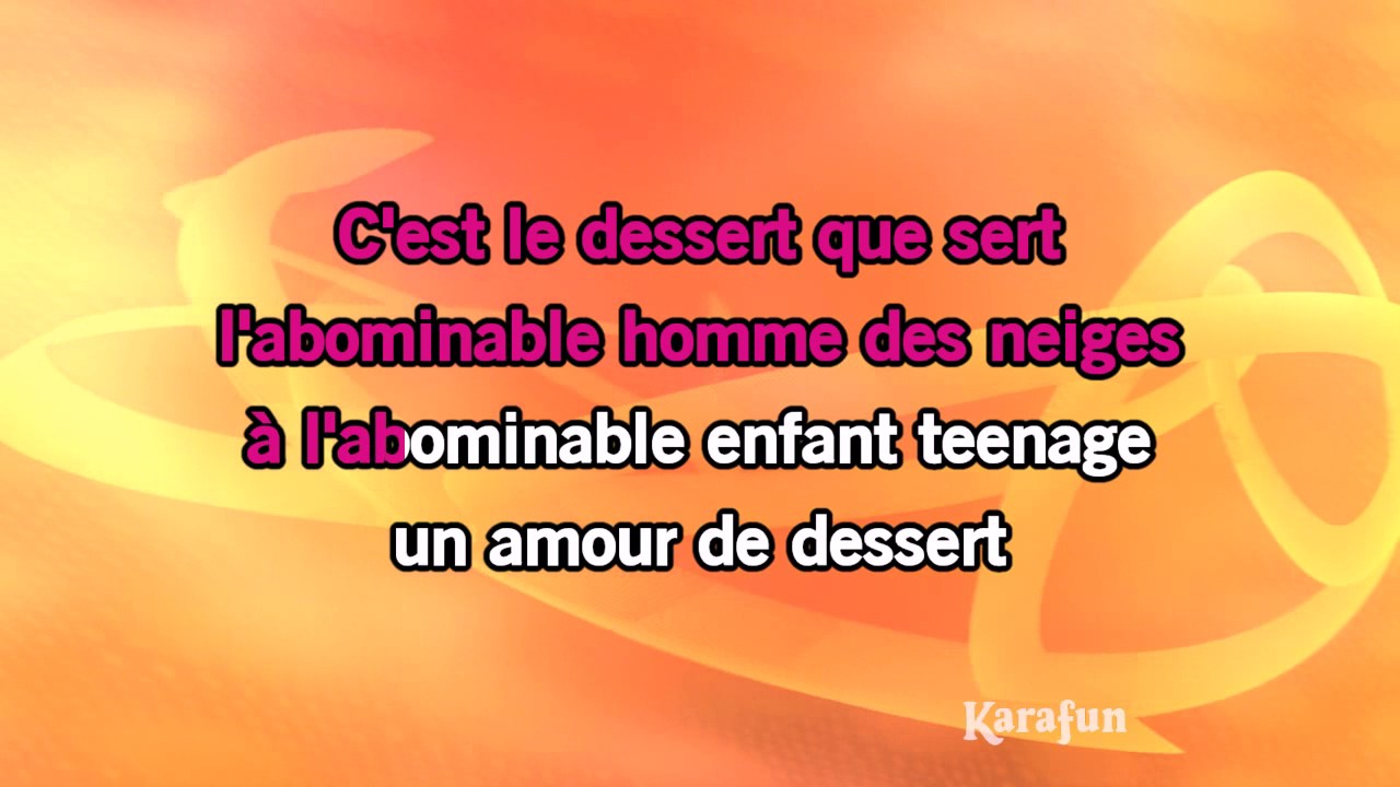 Karaoke Banana Split Lio Youtube