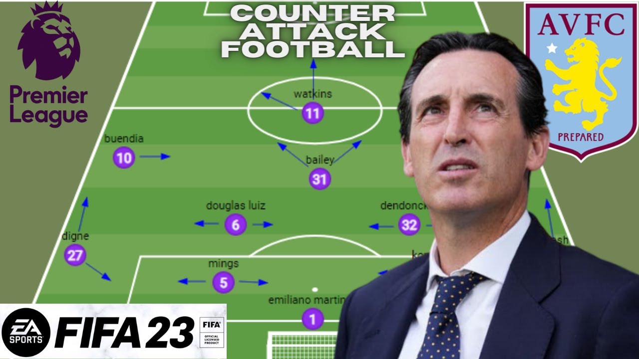 FIFA 23 BEST NEW ASTON VILLA FORMATION AND TACTICS ( EPL MATCH DAY 13