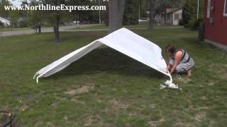 How to Assemble a King Canopy 10' x 20' 6Leg Universal Canopy  Car port