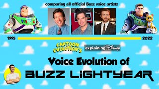 Celebrity Voice Evolution of Buzz Lightyear - 27 Years Compared & Explained | CARTOON EVOLUTION Wealth