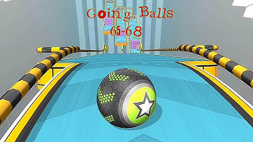 Going Balls-Speedrun level 65-68 - ASMR - Gameplay iOS,Android Walkthrough