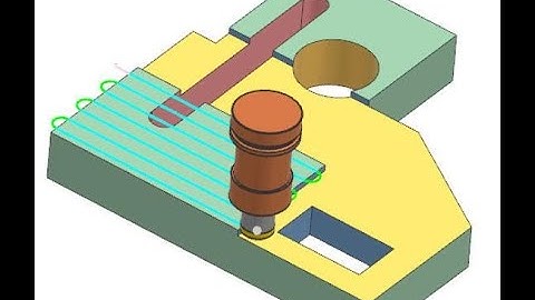 Face Milling - Zig Zag in NX CAM