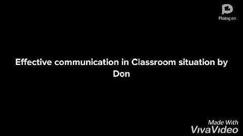 Effective and Failed communication