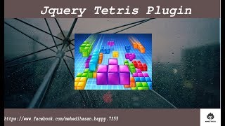 Learn To Use Jquery Tetris Game Plugin In Your Website Tutorial In Bangla