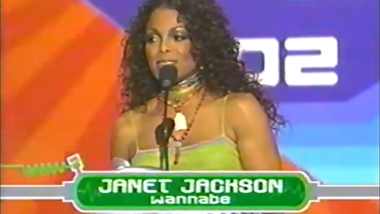 Janet Jackson - Kid's Choice Awards 2002 ‘Wannabe Award’ presented by Matt Damon