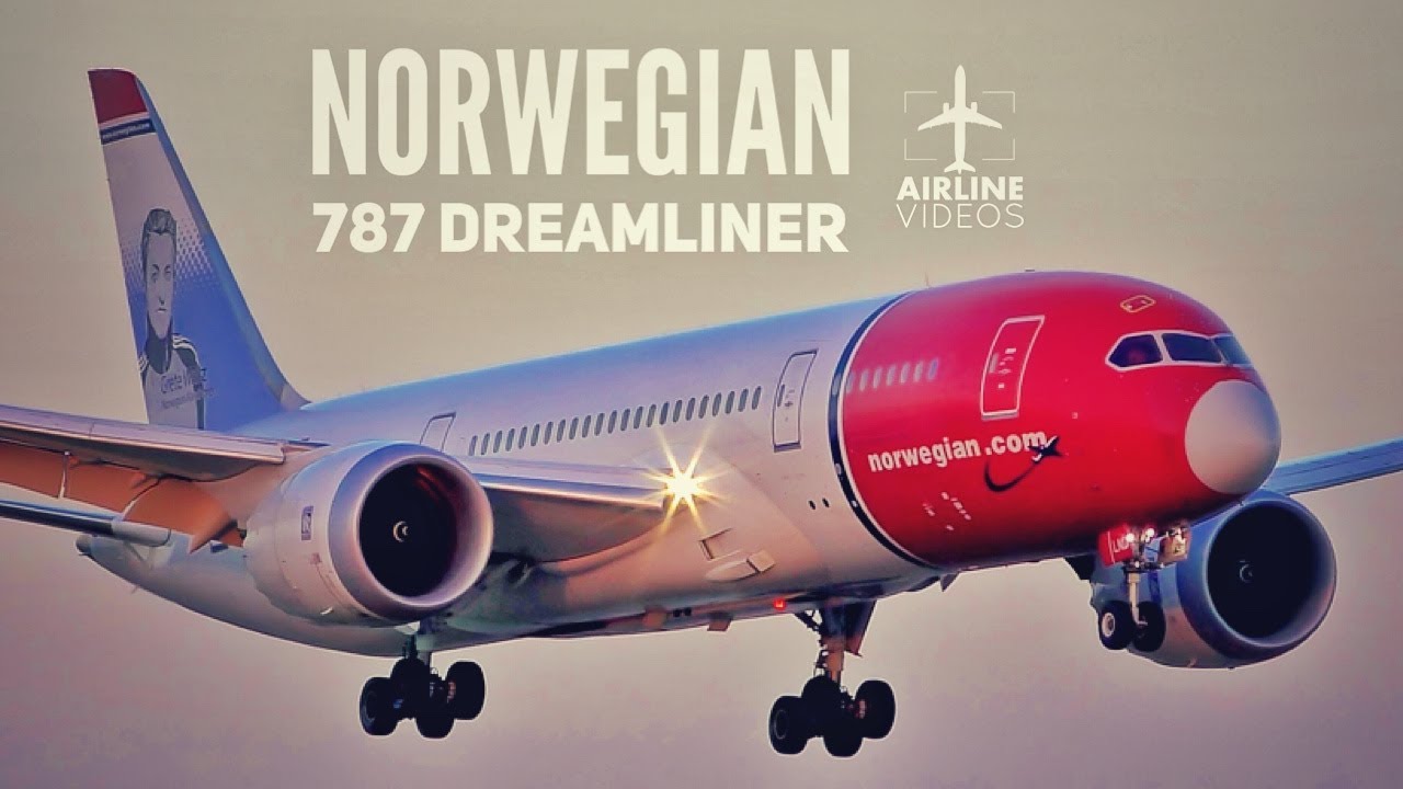 Norwegian Boeing 787 Dreamliner - YouTube